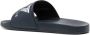 Ea7 Emporio Armani Teenslippers Visibility Logo Slides Navy Blue - Thumbnail 4