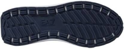 Emporio Armani EA7 Blauwe Polyamide Sneaker Stijlvol Comfort