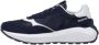 Emporio Armani EA7 Blauwe Print Sneakers met Leren Voering Blue Heren - Thumbnail 5