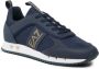 Emporio Armani EA7 Blauwe Sneakers met Ademende Stof Blue Heren - Thumbnail 3