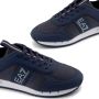 Emporio Armani EA7 Blauwe Sneakers met Eagle Logo - Thumbnail 3