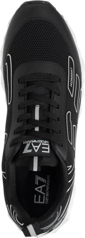 Emporio Armani EA7 Effen Veterschoenen Black Heren