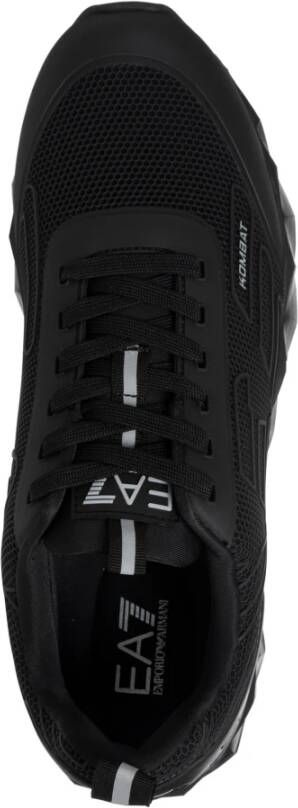 Emporio Armani EA7 Ultimate Kombat Sneakers Vetersluiting Zwart Heren