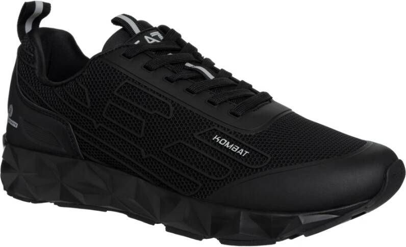 Emporio Armani EA7 Ultimate Kombat Sneakers Vetersluiting Zwart Heren