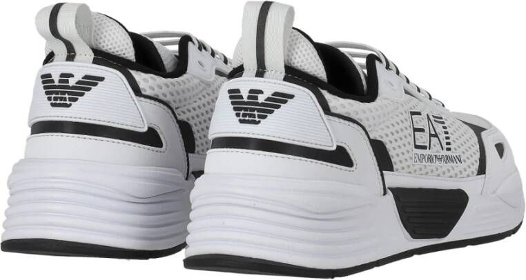 Emporio Armani EA7 Casual Sneakers in Blauwe Kleur