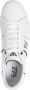 Emporio Armani EA7 Witte Leren Sneakers met Geperforeerd Bovenwerk en Contrastdetails White Heren - Thumbnail 4