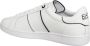 Emporio Armani EA7 Witte Leren Sneakers met Geperforeerd Bovenwerk en Contrastdetails White Heren - Thumbnail 5