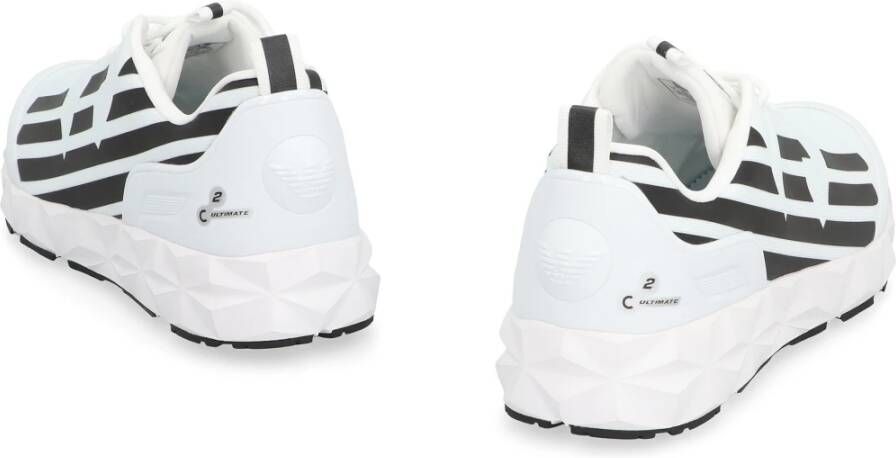 Emporio Armani EA7 Contrasterende kleurprint lage sneakers Multicolor Heren