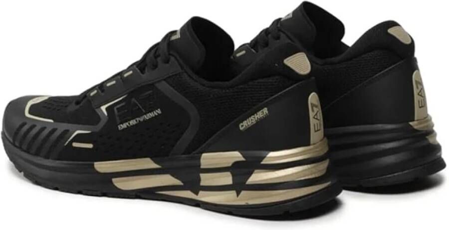 Emporio Armani EA7 Crusher Distance Heren Stijlvolle Sneakers Black Heren