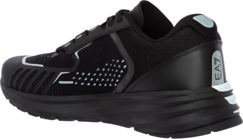 Emporio Armani EA7 Crusher Distance Reflex Sneakers Zwart Heren