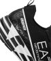 Emporio Armani EA7 Zwarte Witte Mesh Sneaker Trainingschoenen Black Dames - Thumbnail 9