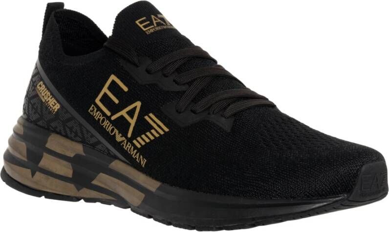 Emporio Armani EA7 Crusher Distance Sneakers Zwart Heren