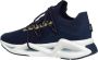 Emporio Armani EA7 Blauwe Infinity Sneaker met Gouden Logo Blue Heren - Thumbnail 16
