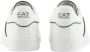 Emporio Armani EA7 Witte Leren Sneakers met Geperforeerd Bovenwerk en Contrastdetails White Heren - Thumbnail 11