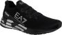Emporio Armani EA7 Gestreepte Veterschoenen Black Heren - Thumbnail 3