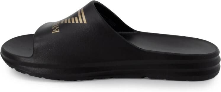 Emporio Armani EA7 Heren Zomer Slippers Black Heren