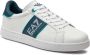 Emporio Armani EA7 Klassieke Leren Sneakers Wit White Heren - Thumbnail 2