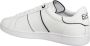 Emporio Armani EA7 Witte Leren Sneakers met Geperforeerd Bovenwerk en Contrastdetails White Heren - Thumbnail 6