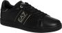 Emporio Armani EA7 Zwarte Sneakers Ronde Neus Vetersluiting Black Heren - Thumbnail 4