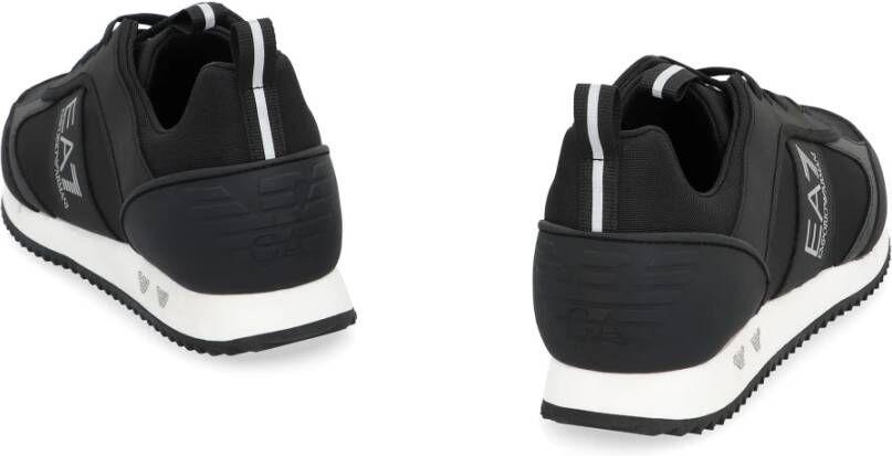 Emporio Armani EA7 Vegan lederen lage sneakers Gray Heren