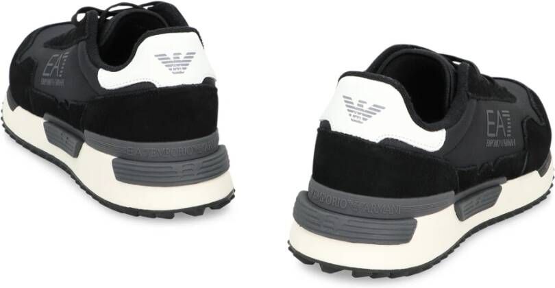 Emporio Armani EA7 Lage Sneakers Vintage hardloopschoenen van nylon - Foto 3