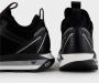 Emporio Armani EA7 Zwarte Witte Mesh Sneaker voor Hardlopen en Training Black Heren - Thumbnail 13