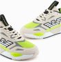 Emporio Armani EA7 Lage Top Hardloopschoenen Beige Limoen Multicolor Heren - Thumbnail 6