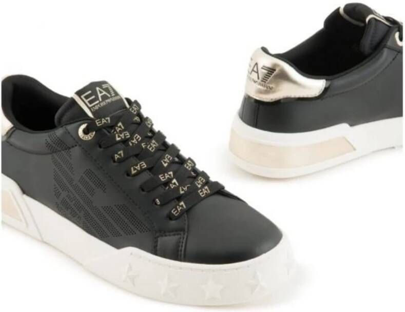 Emporio Armani EA7 Lente Zomer Dames Sneakers X8X179 Xk383 Black Dames