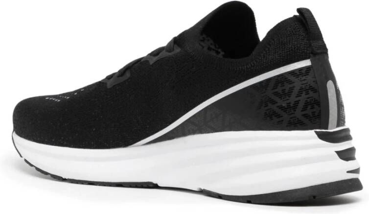 Emporio Armani EA7 Logo Print Slip-On Sneakers Black Heren