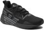 Emporio Armani EA7 Zwarte sportieve sneakers met rubberen zool Black Heren - Thumbnail 4