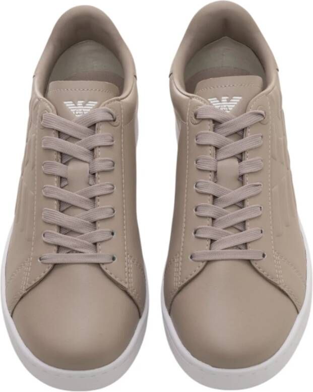 Emporio Armani EA7 Logo Veterschoen van Leer