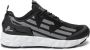 Emporio Armani EA7 Unisex Sneaker Hardlopen Training Mesh Rubber Zwart Zilver Black Heren - Thumbnail 11