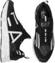 Emporio Armani EA7 Unisex Sneaker Hardlopen Training Mesh Rubber Zwart Zilver Black Heren - Thumbnail 15