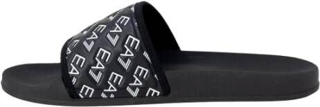 Emporio Armani EA7 Men's Slippers Zwart Heren