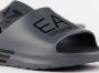 Emporio Armani EA7 Minimalistische Logo Print Slippers - Thumbnail 4