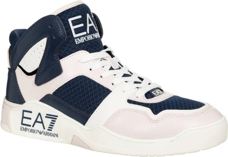 Emporio Armani EA7 Multicolor Hoge Sneakers Multicolor Dames