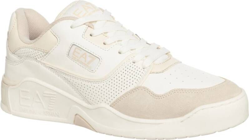 Emporio Armani EA7 Multicolor Veterschoenen White Dames