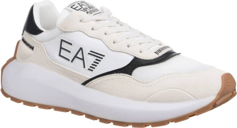 Emporio Armani EA7 Multicolor Veterschoenen White Heren