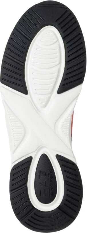 Emporio Armani EA7 Multicolor Vetersluiting Sneakers Black Heren