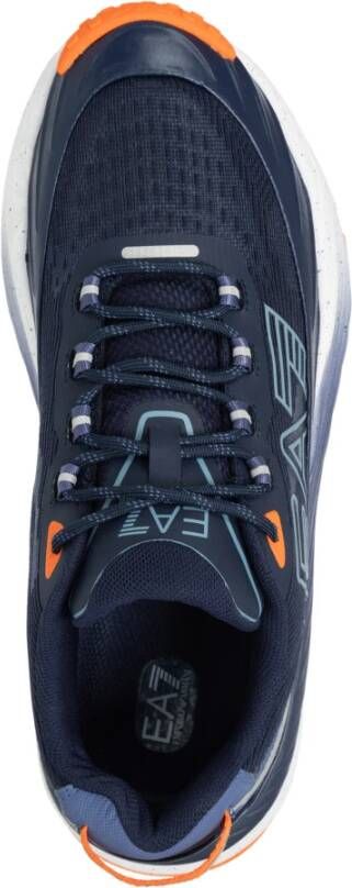 Emporio Armani EA7 Multicolor Vetersluiting Sneakers Blue Heren