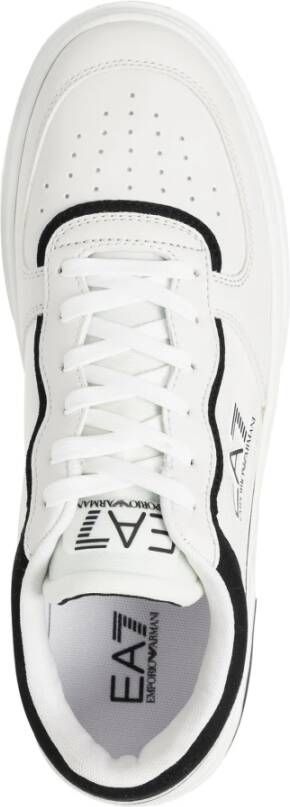Emporio Armani EA7 Multicolor Vetersluiting Sneakers White Heren