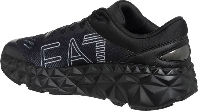 Emporio Armani EA7 Multikleur Vetersluiting Sneakers Black Heren