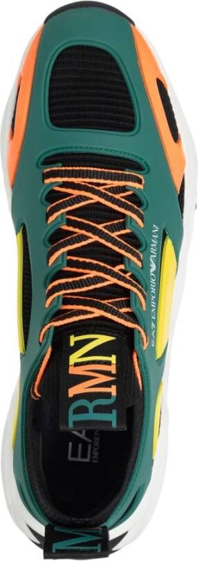 Emporio Armani EA7 Multikleur Vetersluiting Sneakers Multicolor Heren