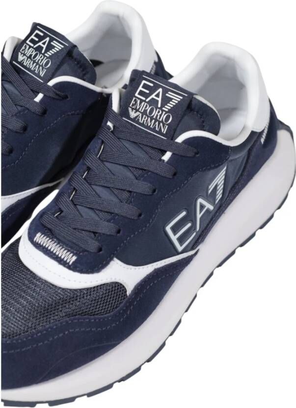 Emporio Armani EA7 Polyamide Heren Sneakers Collectie Black Heren