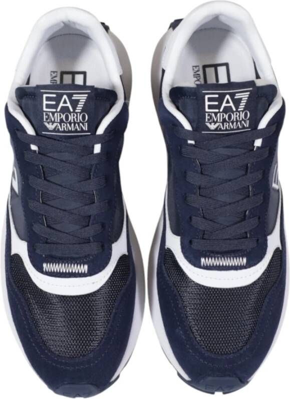 Emporio Armani EA7 Polyamide Heren Sneakers Collectie Black Heren