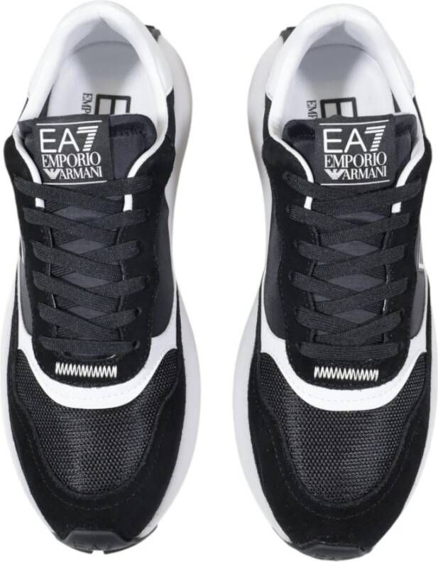Emporio Armani EA7 Polyamide Heren Sneakers Collectie Black Heren