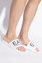 Emporio Armani EA7 Gedessineerde PVC Slippers voor Mannen White Heren - Thumbnail 10