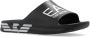 Emporio Armani EA7 Heren Zwarte Zilveren Rubberen Slipper Black Heren - Thumbnail 9