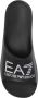 Emporio Armani EA7 Heren Zwarte Zilveren Rubberen Slipper Black Heren - Thumbnail 11