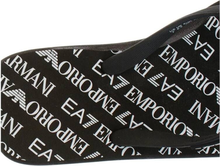 Emporio Armani EA7 Sandals Black Heren